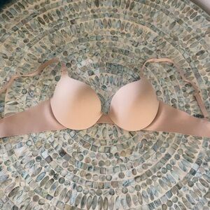 34B Maidenform seamless ipex underwire bra GUC beige tan nude